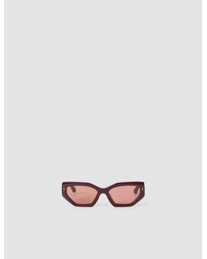 JOSEPH Souk Cat Eye Sunglasses - White