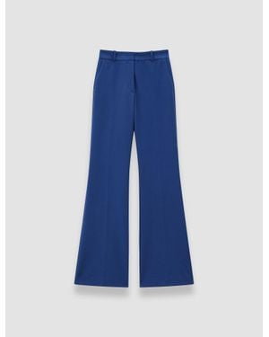JOSEPH Bi-Stretch Toile Tafira Pants - Blue