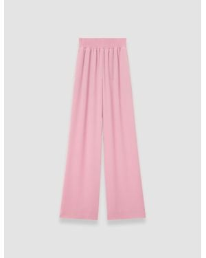 JOSEPH Nour Satin Twill Pants - Pink