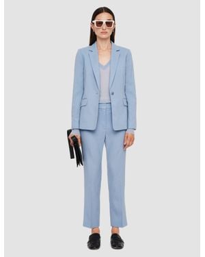 JOSEPH Marty Tailoring Crepe Jacket - Blue