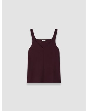 JOSEPH Joann Compact Milano Tank Top - Red