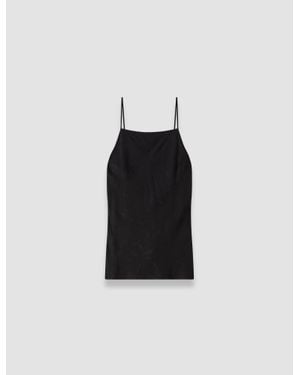 JOSEPH Cloe Silk Satin Camisole - Black