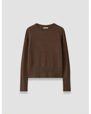 JOSEPH Melby Light Pure Cashmere Sweater - Brown