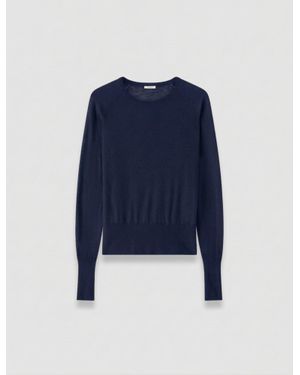 JOSEPH Geras Cashair Sweater - Blue