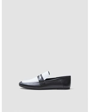 JOSEPH Leather Loafers - White