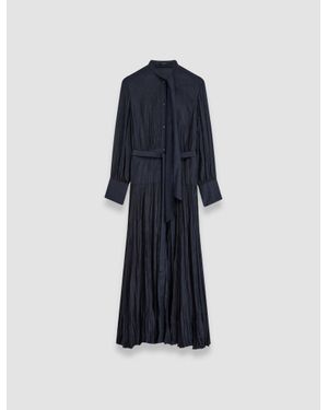 JOSEPH Lisa Habotai Silk Dress - Blue