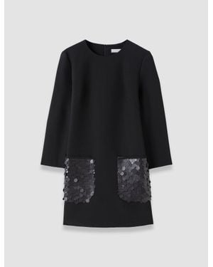 JOSEPH Bixio Satin Twill Dress - Black