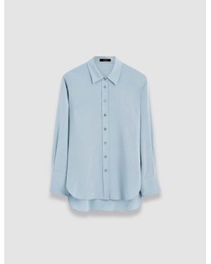 JOSEPH Joe Silk Crepe De Chine Blouse - Blue