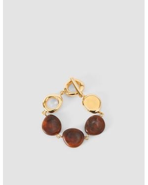 JOSEPH Bean Resin Bracelet - Natural