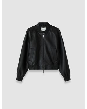 JOSEPH Quinn Soft Nappa Leather Jacket - Black
