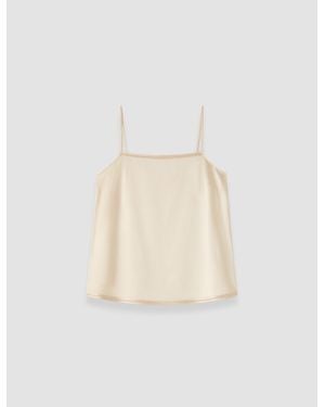 JOSEPH Gaia Silk Satin Camisole - White