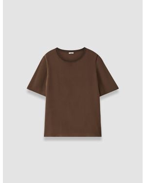 JOSEPH Rubin Crepe De Soie Silk Blouse - Brown