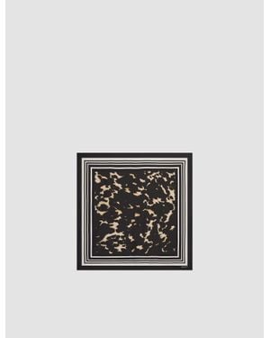 JOSEPH Everly Large Silk Scarf - Brown