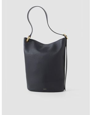 JOSEPH Bucket Leather Bag - Black