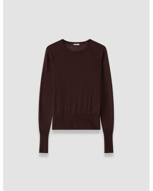 JOSEPH Geras Cashair Sweater - Brown