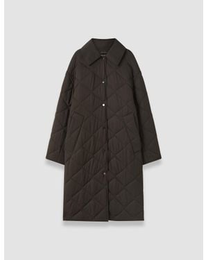 JOSEPH Penny Quilted Coat - Black