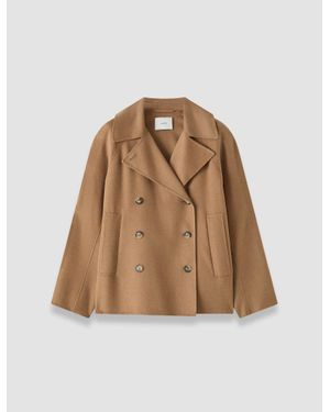 JOSEPH Apollo Light Double Face Wool Jacket - Natural