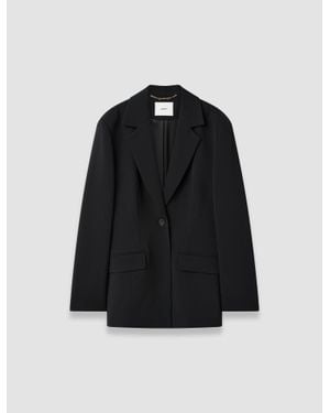 JOSEPH Fallon Comfort Cady Jacket - Black