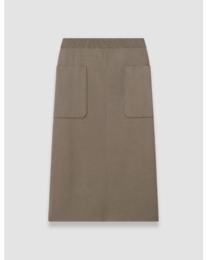 JOSEPH Milano Knit Stretch Skirt - White