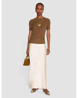 JOSEPH Poena Cashair Top - Natural