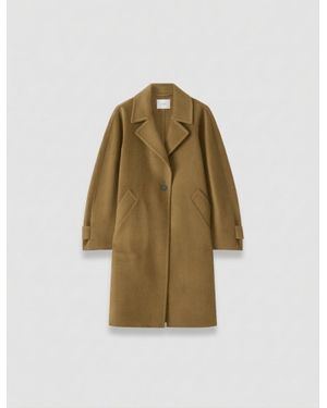 JOSEPH Franco Double Face Cashmere Coat - Brown