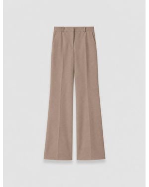 JOSEPH Tafira Gabardine Stretch Pants - Natural