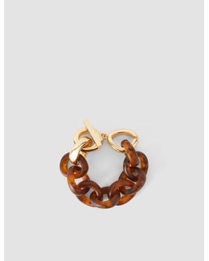 JOSEPH Bean Link Resin Bracelet - Natural