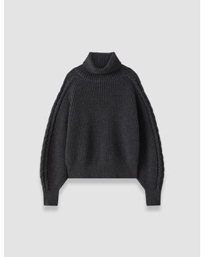 JOSEPH Alodina Merino Wool Knit Sweater - Black