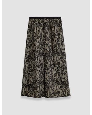 JOSEPH Patchwork Lace Skirt - Multicolor