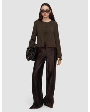 JOSEPH Artemis Light Viscose Knit Cardigan - Black