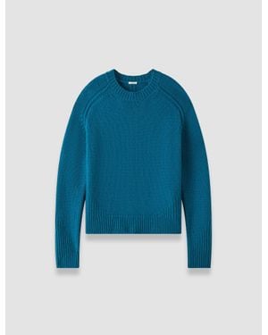 JOSEPH Isla Lofty Cashmere Sweater - Blue