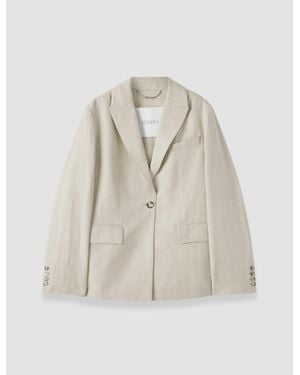 JOSEPH Rochd Light Linen Blend Jacket - Natural