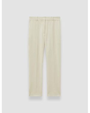 JOSEPH Coleman Bi-Stretch Toile Pants - White