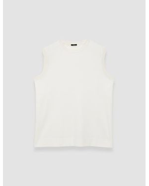 JOSEPH Bley Crepe De Soie Silk Blouse - White