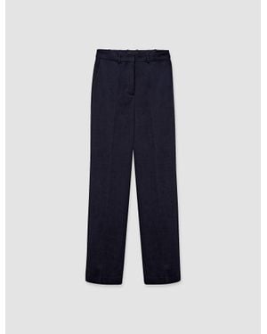 JOSEPH Tailoring Wool Stretch Coleman Pants - Blue
