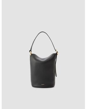 JOSEPH Mini Bucket Leather Bag - Black