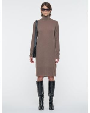 JOSEPH Light Pure Cashmere Dress - Brown