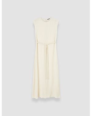 JOSEPH Garnier Pleat Jacquard Dress - White