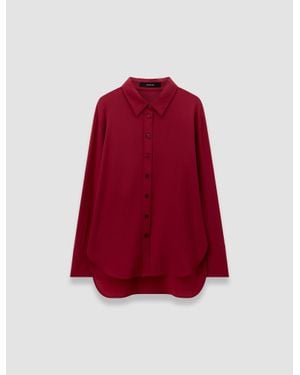 JOSEPH Joe Crepe De Chine Silk Blouse - Blue
