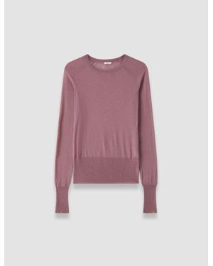 JOSEPH Geras Cashair Sweater - Pink