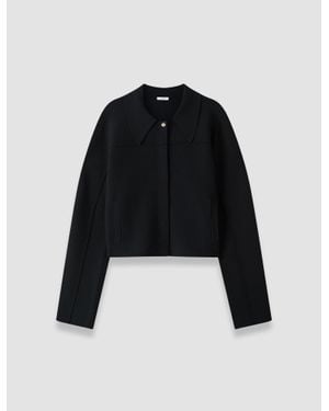 JOSEPH Gare Compact Milano Knit Jacket - Blue