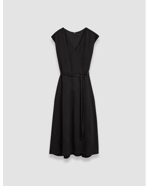 JOSEPH Lutece Textured Viscose Dress - Black