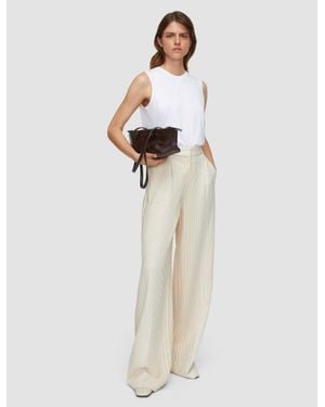 JOSEPH Cotton Silk Jersey Tank Top - White