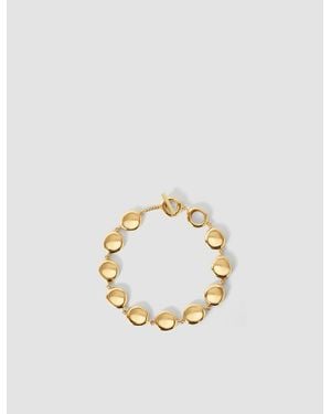 JOSEPH Bean Necklace - Metallic