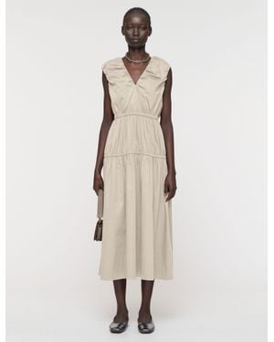 JOSEPH Sembat Cotton Sateen Dress - Natural