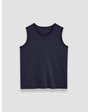 JOSEPH Comfort Cotton Tank Top - Blue