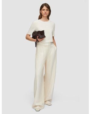 JOSEPH Rubin Crepe De Soie Silk Blouse - White