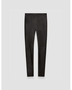 JOSEPH Leather Stretch Leggings - Gray