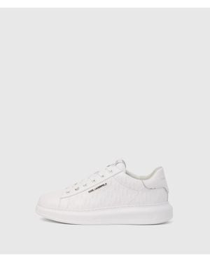 KARL LAGERFELD Kapri Monogram Sneakers - White