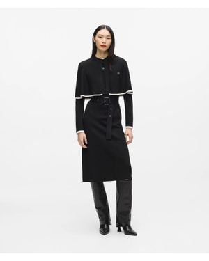 KARL LAGERFELD Transformable Cape Dress - Black